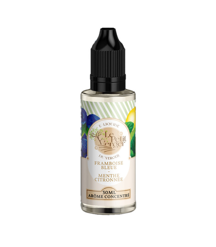 CONCENTRE FRAMBOISE BLEUE MENTHE CITRONNÉE - 30ML - LE PETIT VERGER