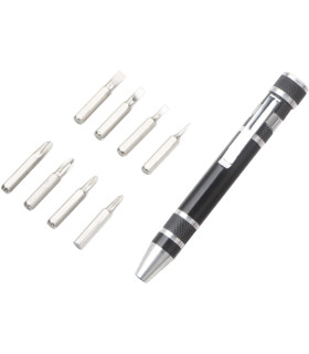 STYLO TOUNEVIS DE PRECISION MULTIFONCTIONS 8 EN 1