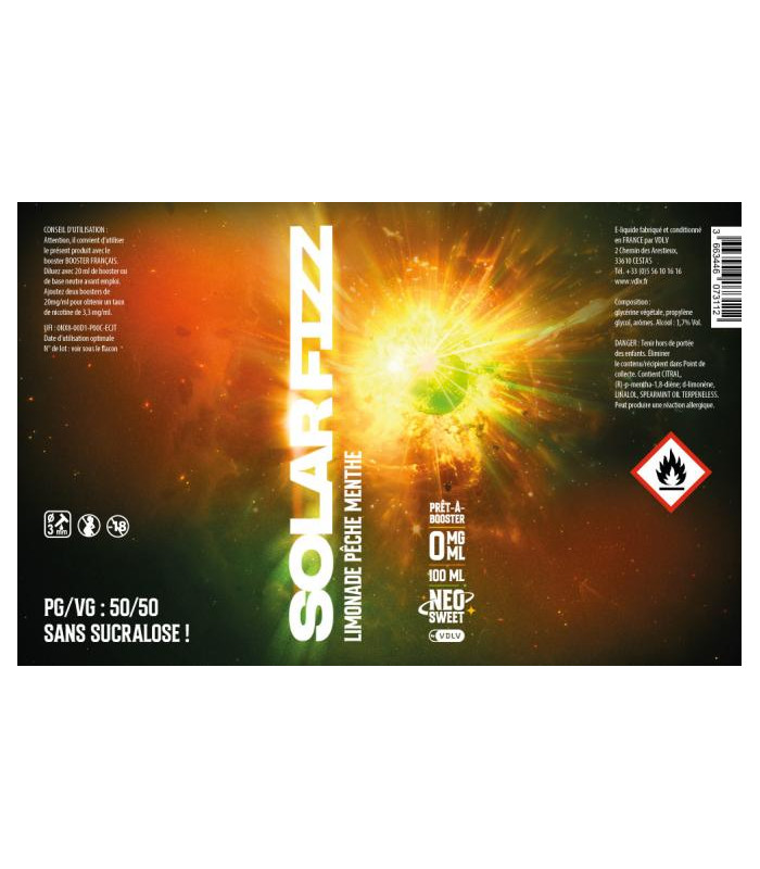 SOLARFIZZ 100ML NEOSWEET
