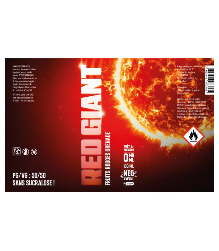 RED GIANT 100ML NEOSWEET