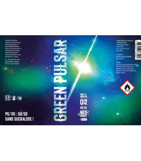 GREEN PULSAR 100ML NEOSWEET