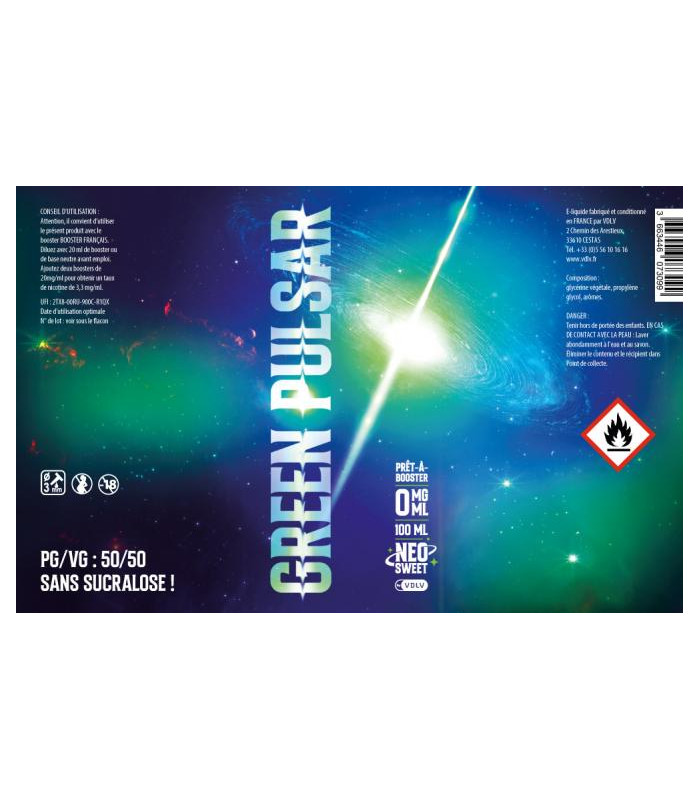 GREEN PULSAR 100ML NEOSWEET