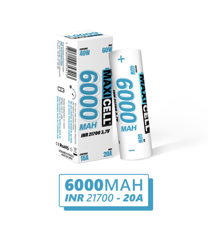 ACCUS MAXICELL - 6000 MAH INR 21700 - 20A