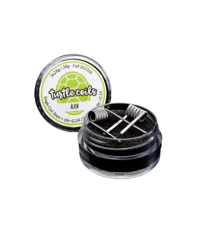 ALIEN 0.16OHM DUAL NI80 TURTLE COIL